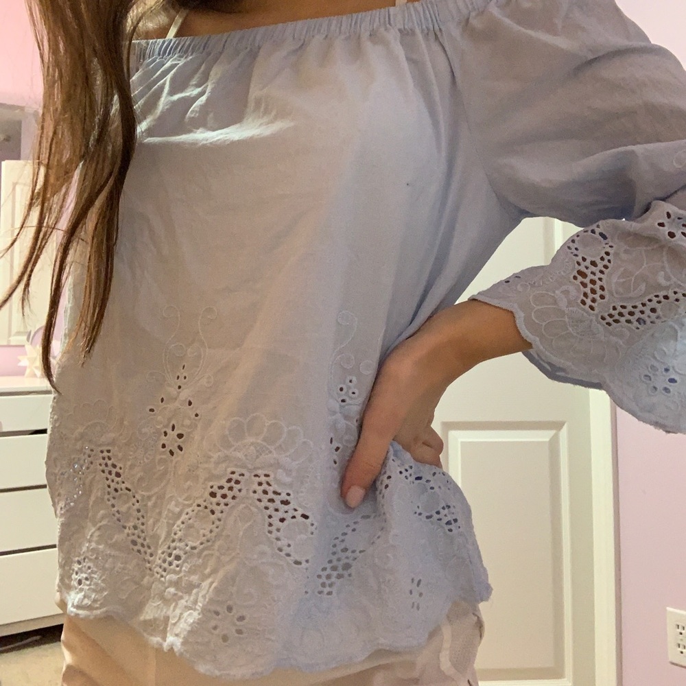 Off shoulder blouse